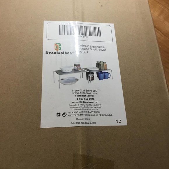 Decobrothers expandable shelf - silver - Picture 2 of 2